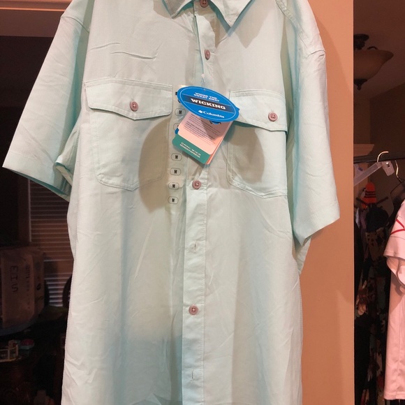 Columbia Men's Utilizer II Solid Short Sleeve Shirt, Sun Protection Medium - Picture 6 of 6